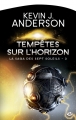 Couverture La saga des Sept Soleils, tome 3 : Tempêtes sur l'Horizon Editions Milady (Science-fiction) 2013