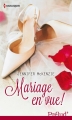 Couverture Mariage en vue Editions Harlequin (Prélud') 2014