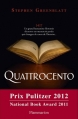 Couverture Quattrocento Editions Flammarion 2013