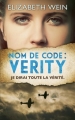 Couverture Nom de code : Verity Editions France Loisirs 2015