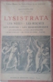 Couverture Lysistrata, Les nuées, Les oiseaux, Les guêpes, Les harangueuses Editions Maurice Bauche 1908