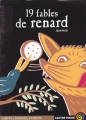 Couverture 19 fables de renard Editions Flammarion 2000