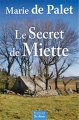 Couverture Le secret de Miette Editions de Borée 2015