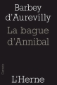 Couverture La bague d'Annibal Editions de L'Herne (Carnets) 2014