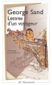 Couverture Lettres d'un voyageur Editions Flammarion (GF) 2004