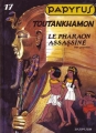 Couverture Papyrus, tome 17 : Toutankhamon, le pharaon assassiné Editions Dupuis 1998