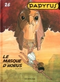 Couverture Papyrus, tome 26 : Le Masque d'Horus Editions Dupuis 2003