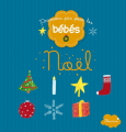 Couverture Noël Editions Fleurus (Premiers pas pour les bébés) 2012