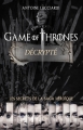 Couverture Game of Thrones décrypté Editions City 2015