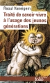 Couverture Traité de savoir-vivre à l'usage des jeunes générations Editions Folio  (Actuel) 2015