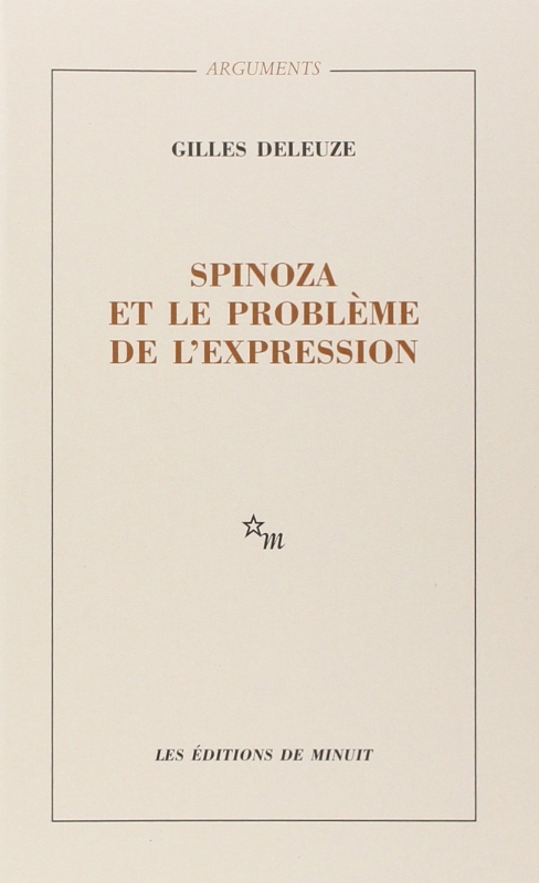 Couverture Spinoza et le problème de l'expression