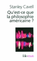 Couverture Qu'est-ce que la philosophie américaine ? Editions Folio  (Essais) 2009