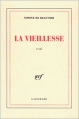 Couverture La Vieillesse Editions Gallimard  (Blanche) 1970