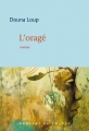 Couverture L'Oragé Editions Mercure de France (Bleue) 2015