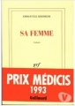 Couverture Sa femme Editions Gallimard  (Blanche) 1993