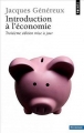 Couverture Introduction à l'économie Editions Points (Economie) 2014