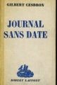 Couverture Journal sans date Editions Robert Laffont 1963