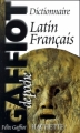 Couverture Gaffiot de Poche - Dictionnaire Latin-Français Editions Hachette 2001
