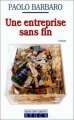 Couverture Une entreprise sans fin Editions Stock 2001
