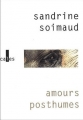 Couverture Amours posthumes Editions Verticales 2002