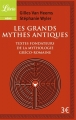 Couverture Les grands mythes antiques Editions Librio (Mémo) 2015