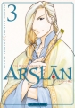 Couverture The Heroic Legend of Arslân, tome 03 Editions Kurokawa (Shônen) 2015