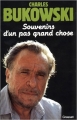 Couverture Souvenirs d'un pas grand-chose Editions Grasset 1985