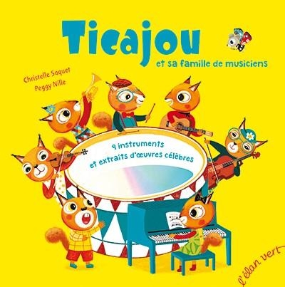 Couverture Ticajou et sa famille de musiciens