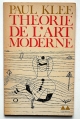 Couverture Théorie de l'art moderne Editions Médias & Médiations 1968