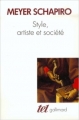 Couverture Style, artiste et société Editions Gallimard  (Tel) 1990