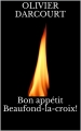 Couverture Bon appétit Beaufond-La-Croix Editions Autoédité 2015