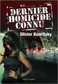 Couverture Dernier homicide connu Editions Glyphe 2012