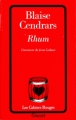 Couverture Rhum Editions Grasset (Les Cahiers Rouges) 1930