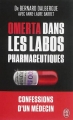 Couverture Omerta dans les labos pharmaceutiques Editions J'ai Lu (Document) 2015