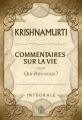 Couverture Commentaires sur la vie Editions J'ai Lu 2015