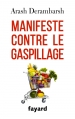 Couverture Manifeste contre le gaspillage Editions Fayard 2015