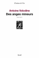Couverture Des anges mineurs Editions Seuil 1999