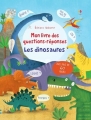 Couverture Mon livre des questions-réponses : Les dinosaures Editions Usborne 2015