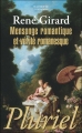 Couverture Mensonge romantique et vérité romanesque Editions Fayard 2011
