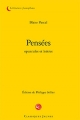 Couverture Pensées Editions Garnier (Classiques) 2011