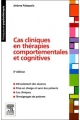 Couverture Cas cliniques en thérapies comportementales et cognitives Editions Elsevier Masson 2012
