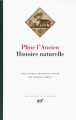 Couverture Histoire naturelle Editions Gallimard  (Bibliothèque de la Pléiade) 2013