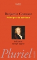 Couverture Principes de politique Editions Hachette (Pluriel) 2006