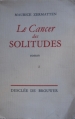 Couverture Le cancer des solitudes Editions Desclée de Brouwer 1964