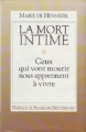 Couverture La mort intime Editions France Loisirs 1996