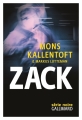 Couverture Zack, tome 1 Editions Gallimard  (Série noire) 2016