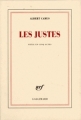 Couverture Les justes Editions Gallimard  (Blanche) 1967