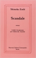Couverture Scandale Editions Stock (La Cosmopolite) 1998