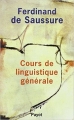 Couverture Cours de linguistique générale Editions Payot 1995
