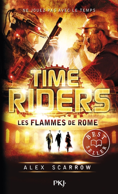 Couverture Time riders, tome 5 : Les flammes de Rome